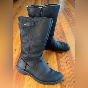 Merrell Waterproof Kassie Tall Leather Boots Black Size 7.5